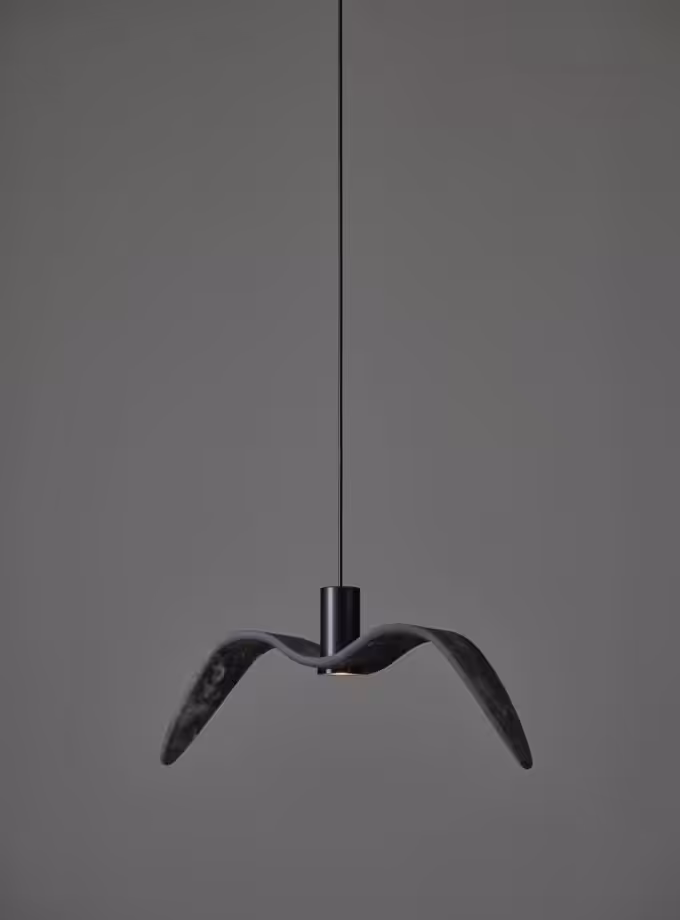 Night Birds Exterior Down Pendant