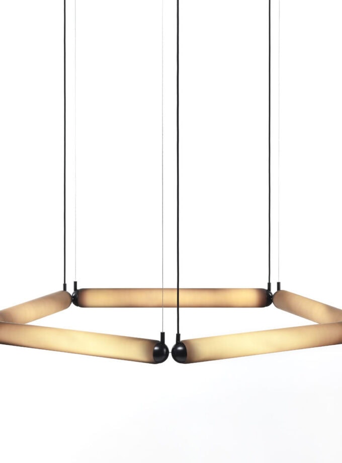Puro Contour Pentagon Chandelier 800