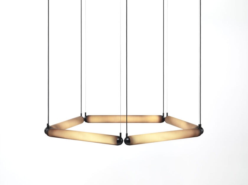 Puro Contour Pentagon Chandelier 800
