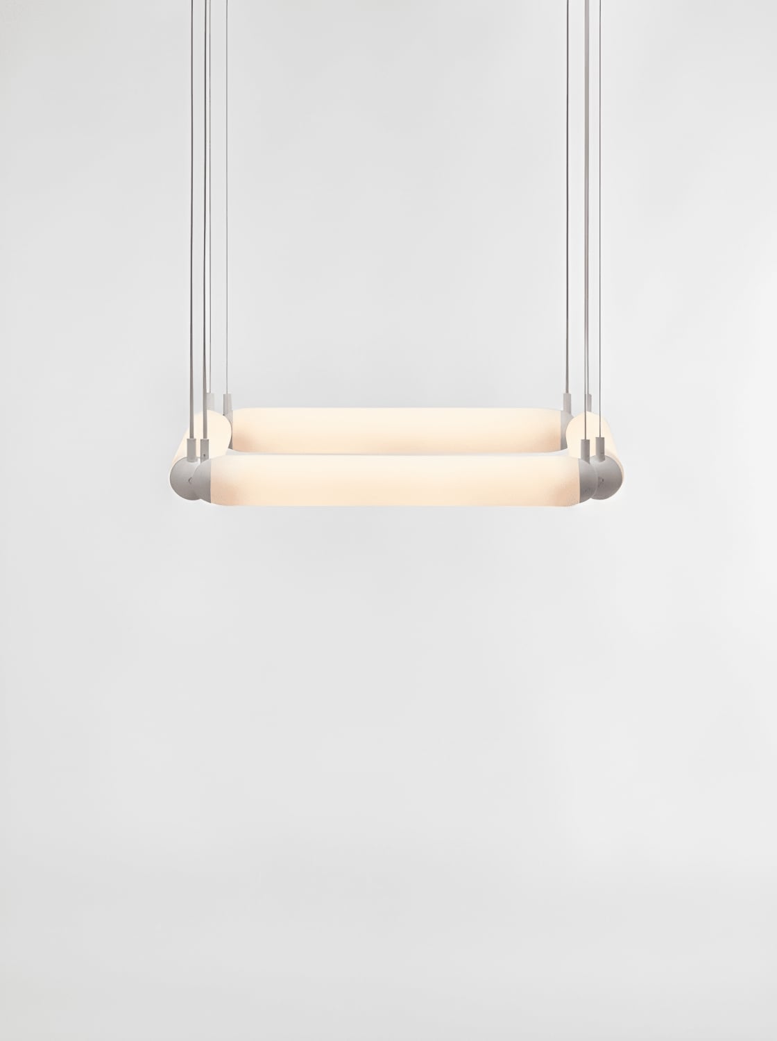 Brokis Puro Contour Square 600 in triplex opal glass.
