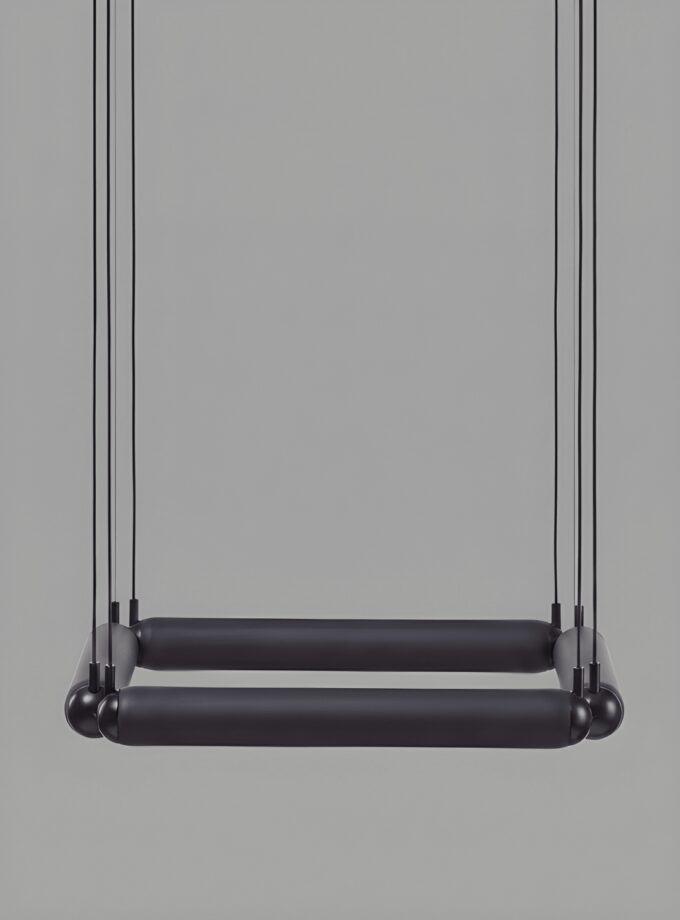Brokis Puro Contour Square 800 in dark opaline glass.