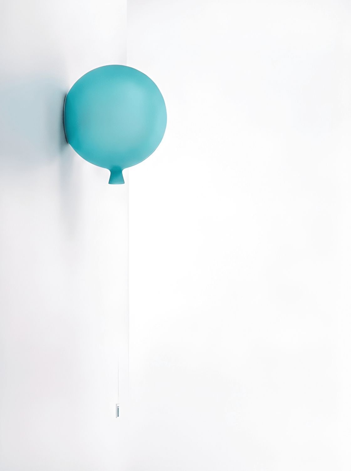 Brokis Memory Wall 250 in turquoise triplex opal glass with acid-etched surface.
