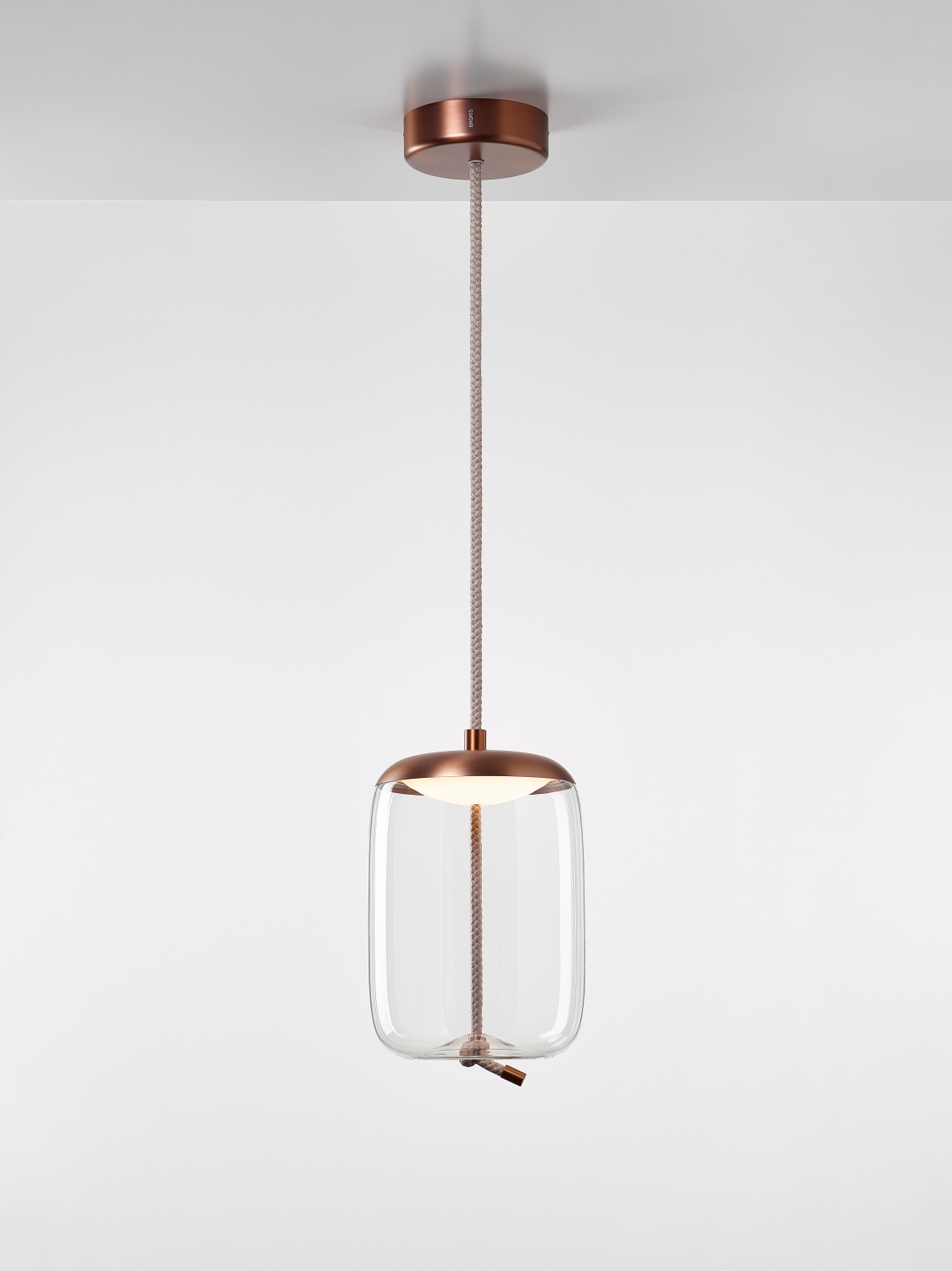 collections_pendant_knot-cilindro_transparent-glass-and-rose-gold-finish