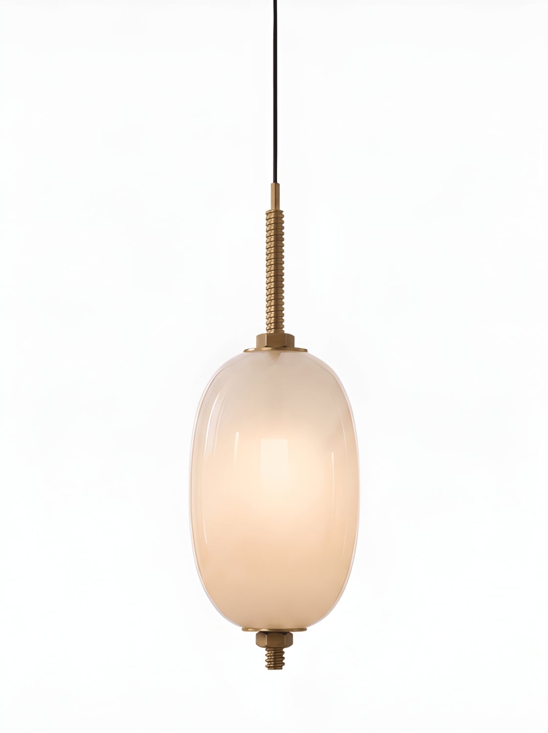 Brokis Under Pressure Vertical Little in opaline glass and champagne finish.