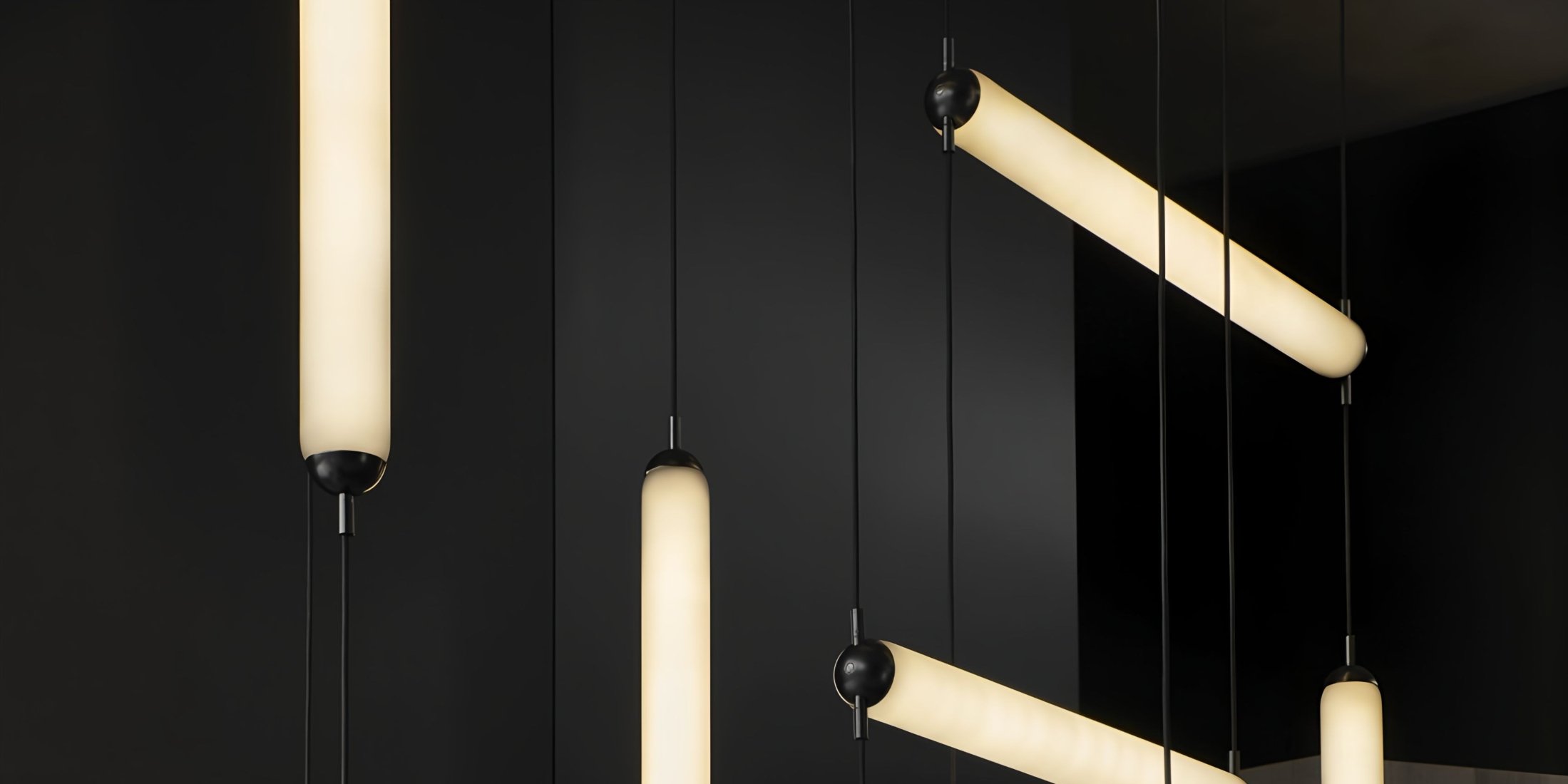 Brokis Puro cluster of handblown glass lights, artfully suspended to radiate contemporary luxury from above.