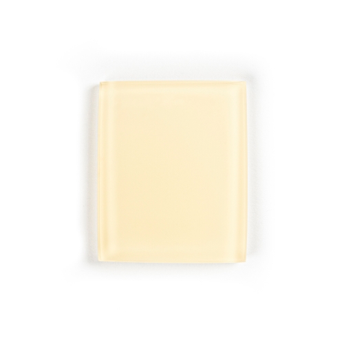 Brokis amber triplex opal acid-etched glass sample.