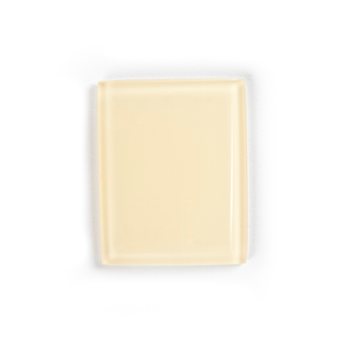 Brokis amber triplex opal glass sample.