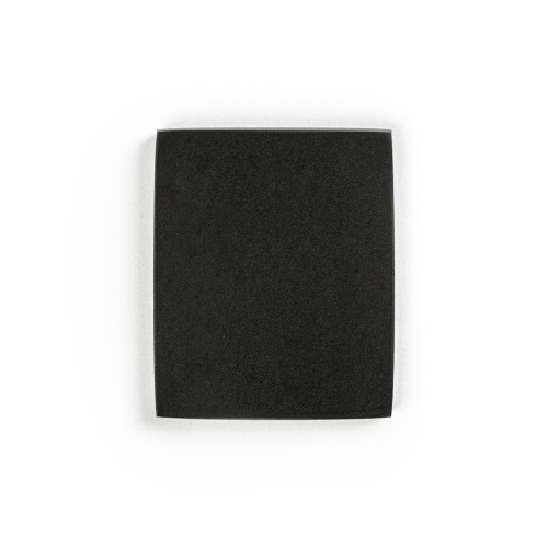 Brokis black opaque acid-etched glass sample.