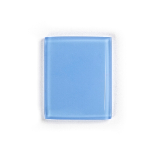 Brokis blue triplex opal glass sample.