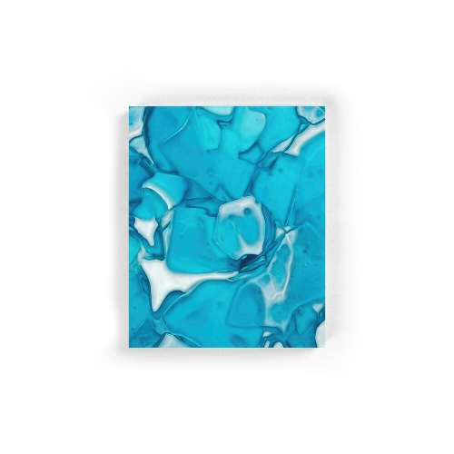 Turquoise triplex opal BROKISGLASS sample.