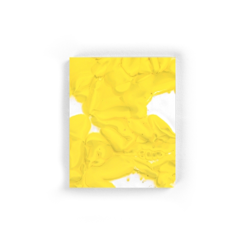 Yellow triplex opal BROKISGLASS sample.