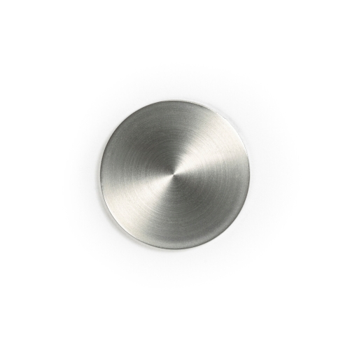 Brokis brushed aluminium sample.