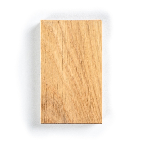 Brokis European oak natural lacquer sample.