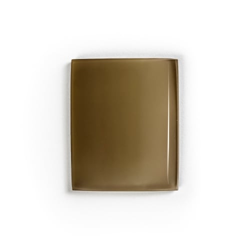 Brokis pearl brown opaline glass sample.