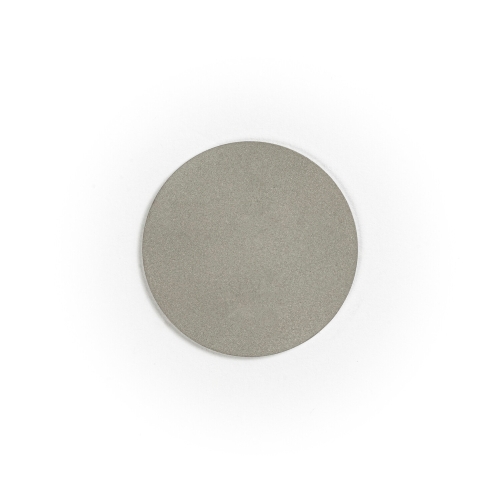 Brokis sandblasted aluminium sample.