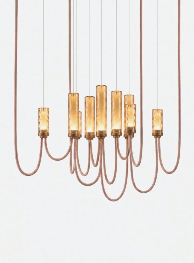 Arcade Criss-Cross Large IX Chandelier