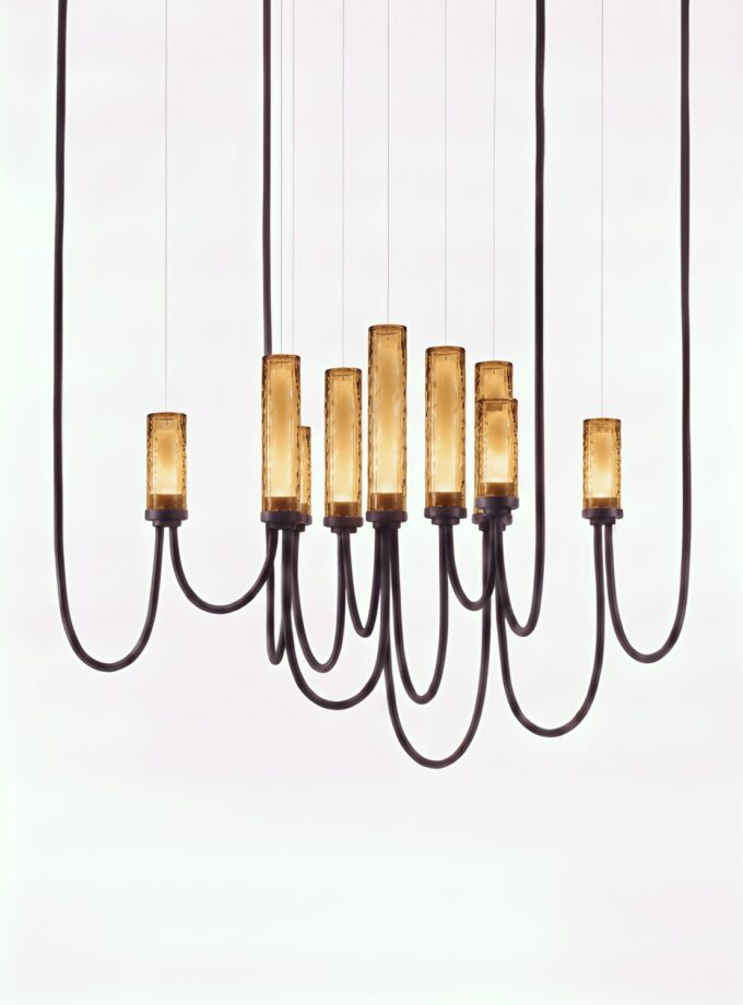 Arcade Criss-Cross Large IX Chandelier