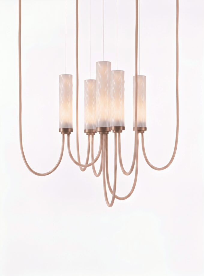Arcade Criss-Cross Small V Chandelier