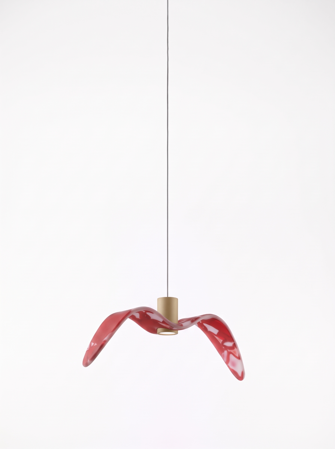 collections_pendant_night-birds-down_brokisglass-red-triplex-opal-and-bronze-finish