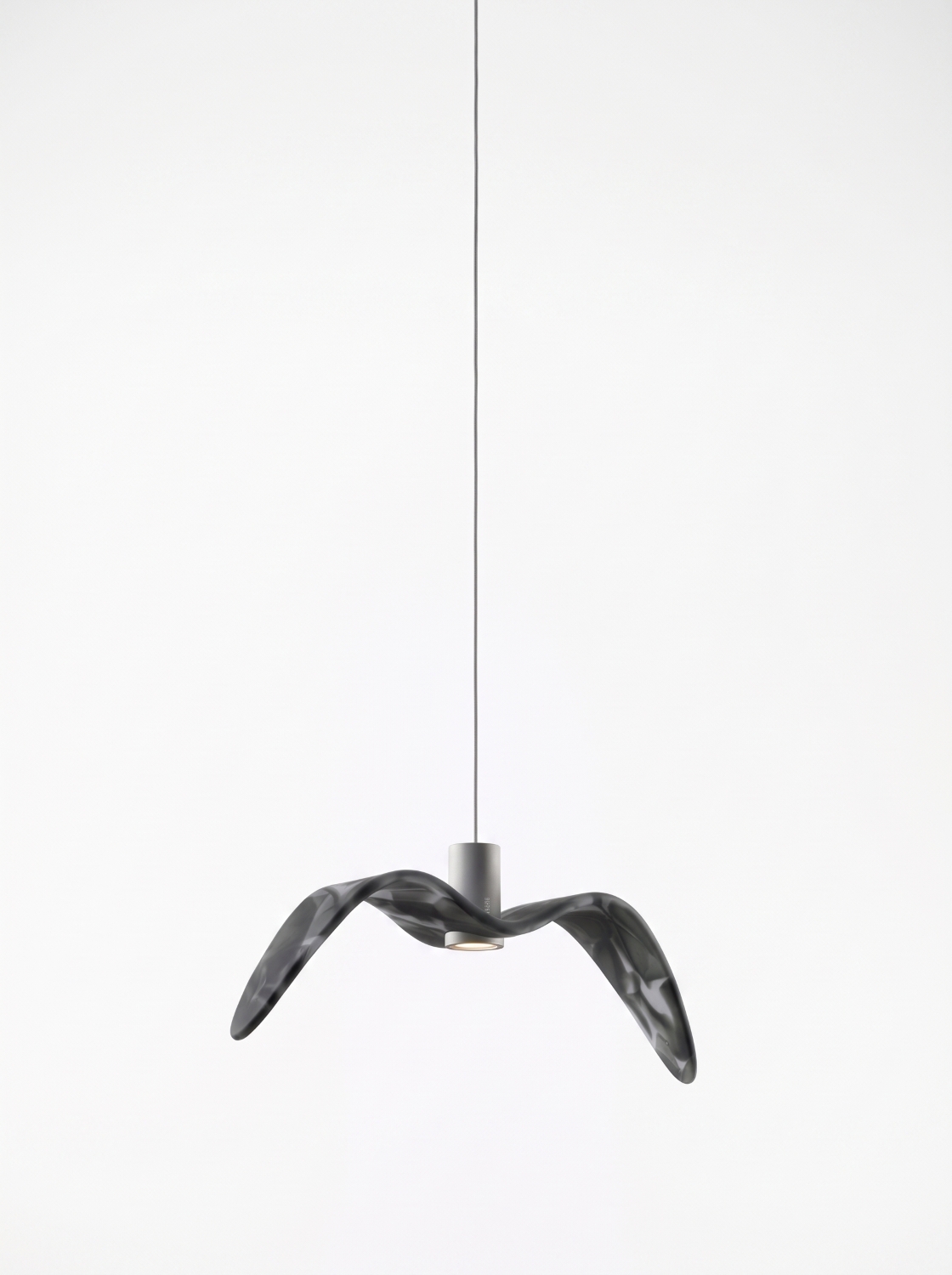 collections_pendant_night-birds-down_brokisglass-smoke-grey-and-silver-finish
