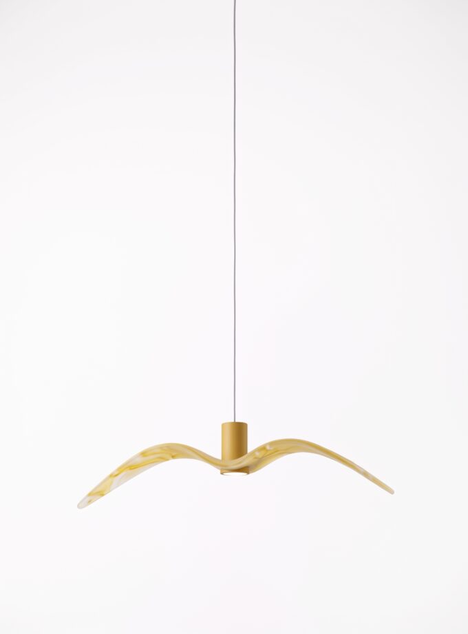 collections_pendant_night-birds-level_brokisglass-amber-triplex-opal-matte-and-brass-gold-finish