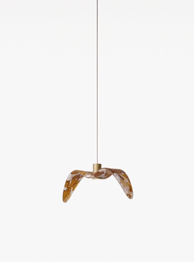 collections_pendant_night-birds-mini-down_brokisglass-cognac-triplex-opal-and-bronze-finish