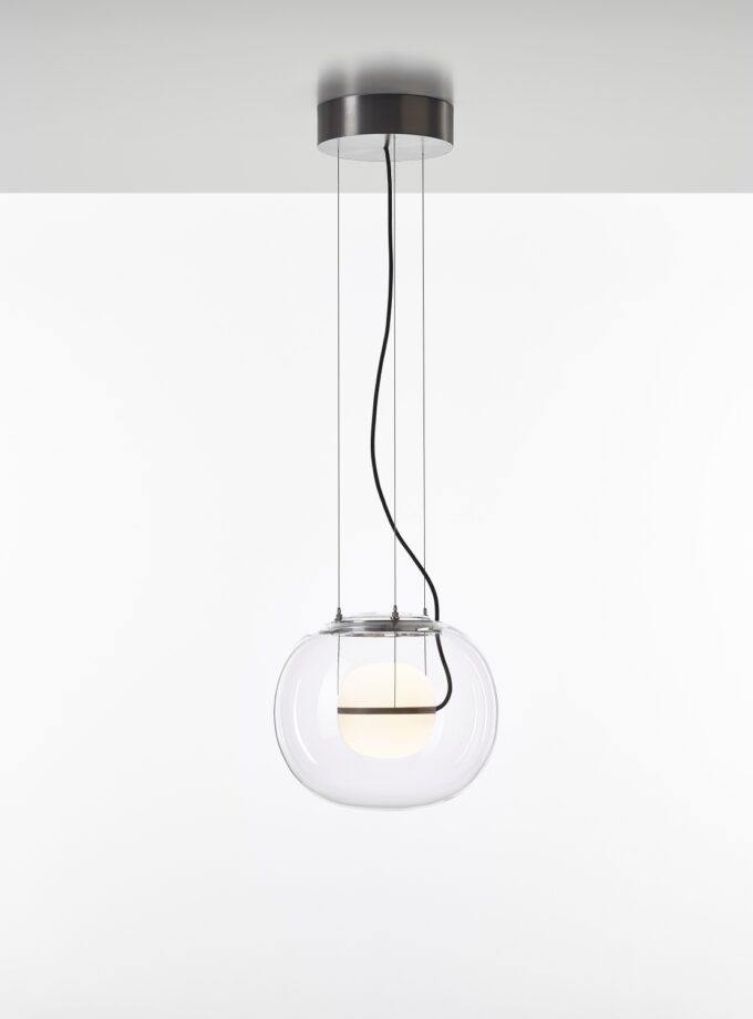 collections_pendant_big-one-small_transparent-glass-with-triplex-opal-inner-glass-and-steel-finish